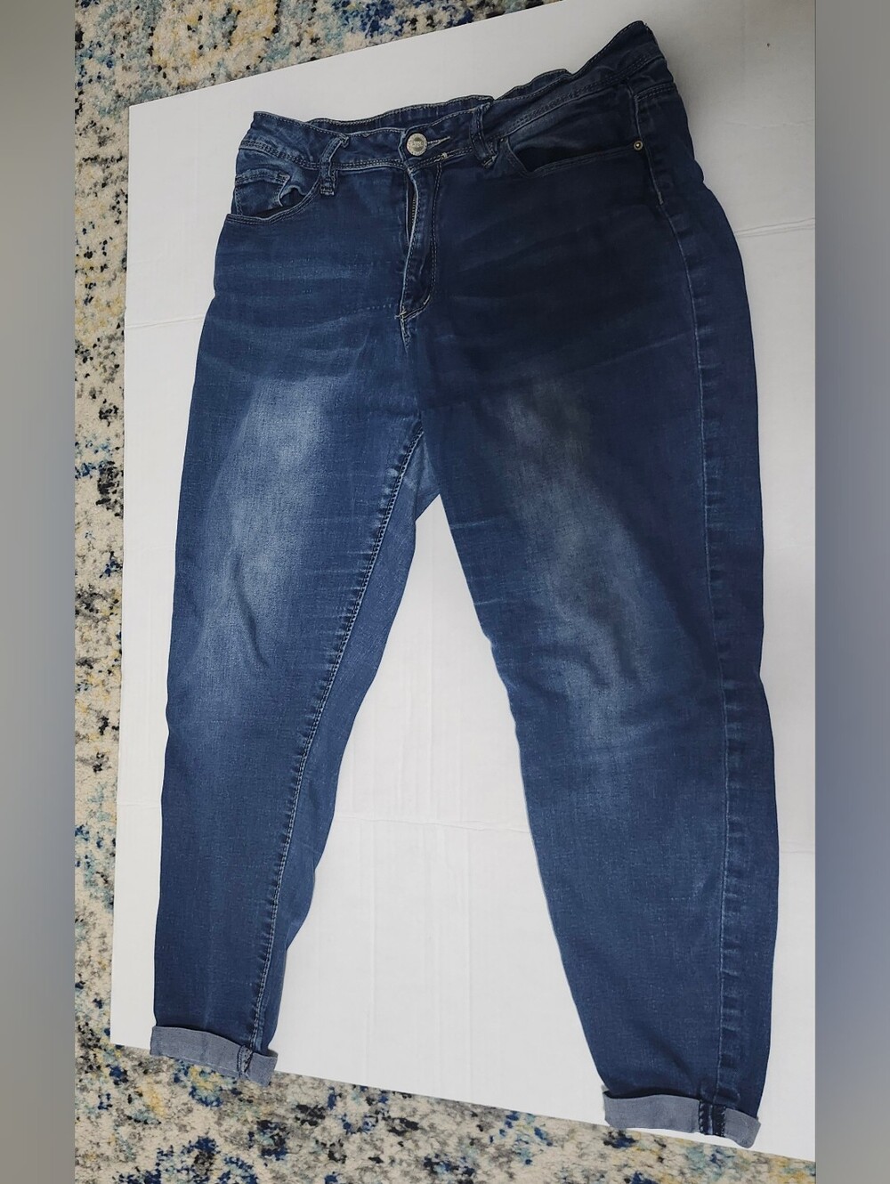RAW 7 JUNIORS  Boyfriend Jeans in Dark Blue